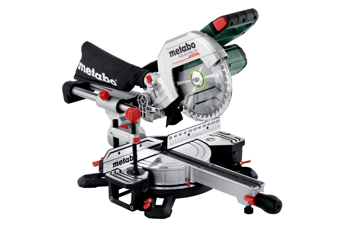 Metabo 614216850 KGS 18 LTX BL 216 Accu Afkortzaag 216mm 18V excl. accu's en lader