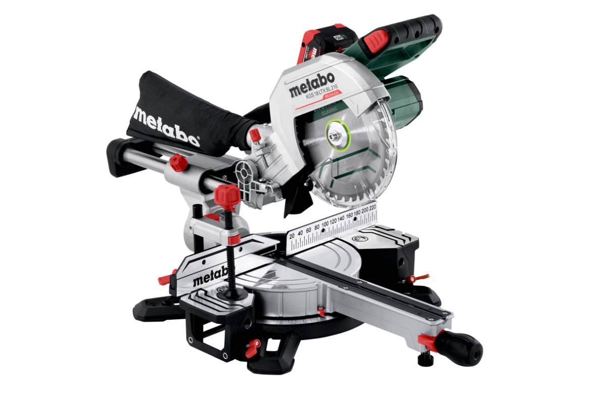 Metabo 614216810 KGS 18 LTX BL 216 Accu Afkortzaag 216mm 18V 8,0Ah LiHD
