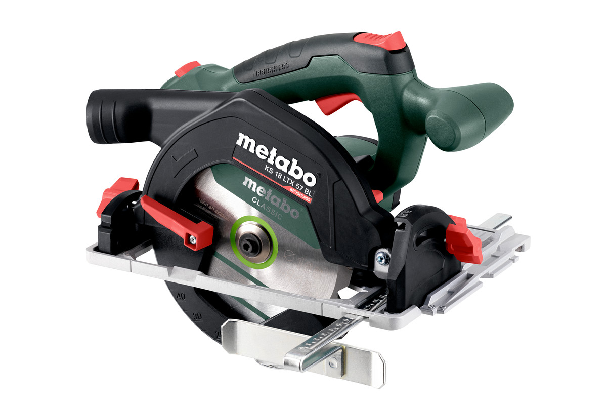 Metabo 611857850 KS 18 LTX 57 BL Accu Cirkelzaag 18V excl. accu's en lader