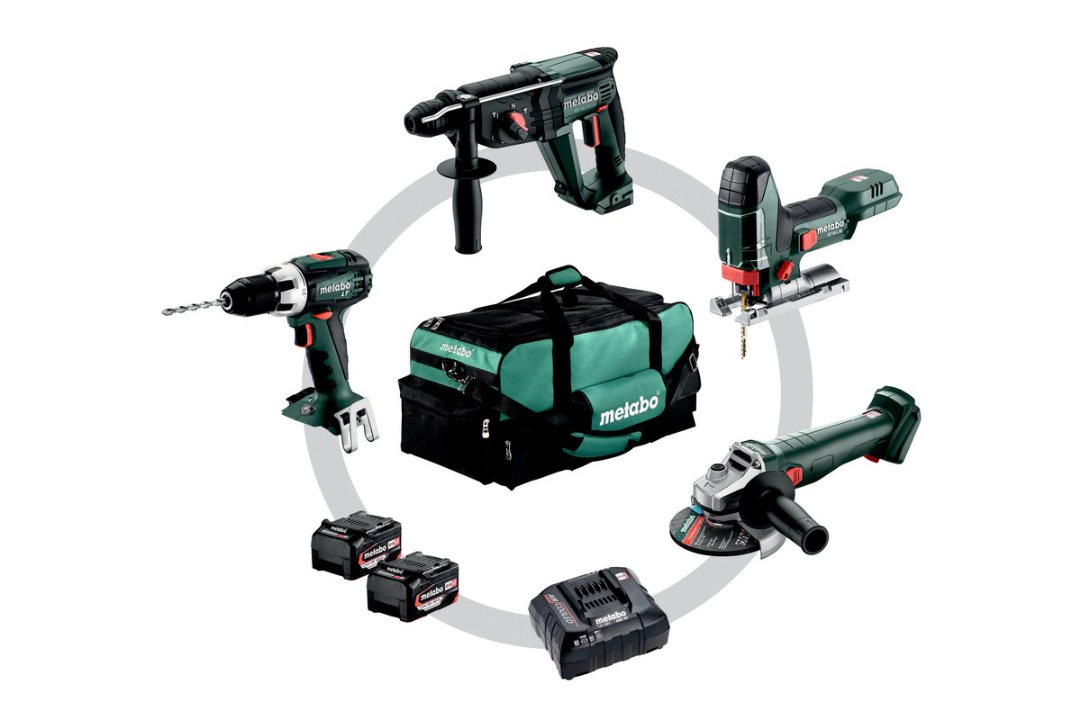 Metabo 685232000 Combo Set 4.1.4 18V 2 x 4.0Ah Li-Ion - 4 machines