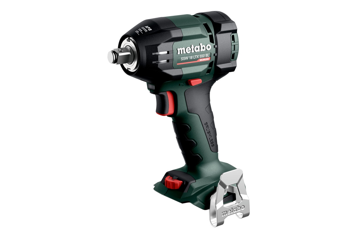 Metabo 602404850 SSW 18 LTX 550 BL Accu-slagschroevendraaier/-slagmoersleutel excl. accu en lader in doos