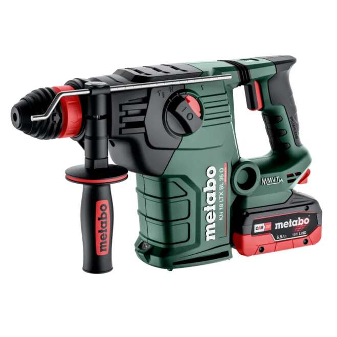 Metabo 600813660 KH 18 LTX BL 35 Q Accu Combihamer 2x 18V LiHD 5.5Ah accu's en ASC 145 snellader in metaBOX