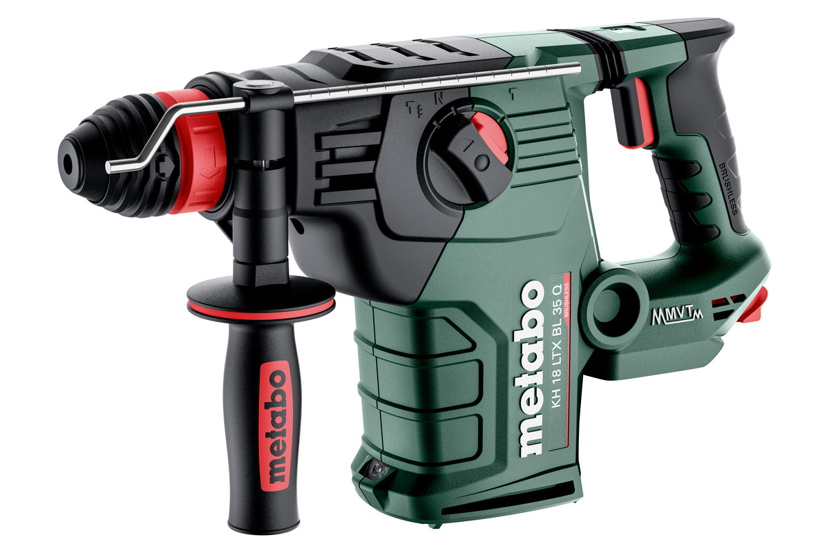 Metabo 600813840 KH 18 LTX BL 35 Q Accu-combihamer 18V met quick-wisselkop excl. accu en lader in MetaBox 185 XL