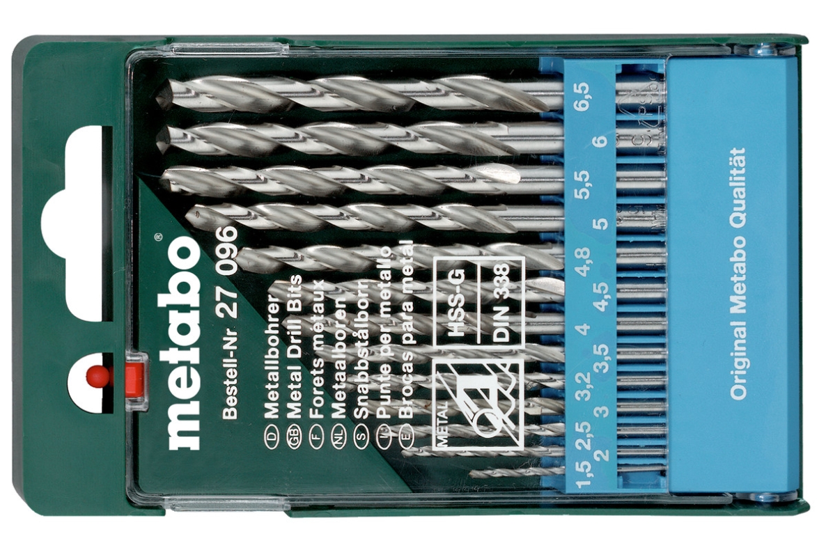 Metabo Accessoires 627096000 HSS-G-boorcassette, 13-delig