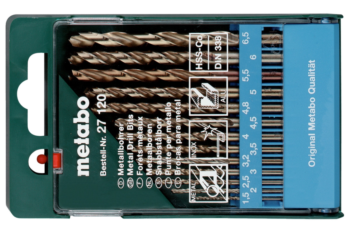 Metabo Accessoires 627120000 HSS-Co-boorcassette, 13-delig