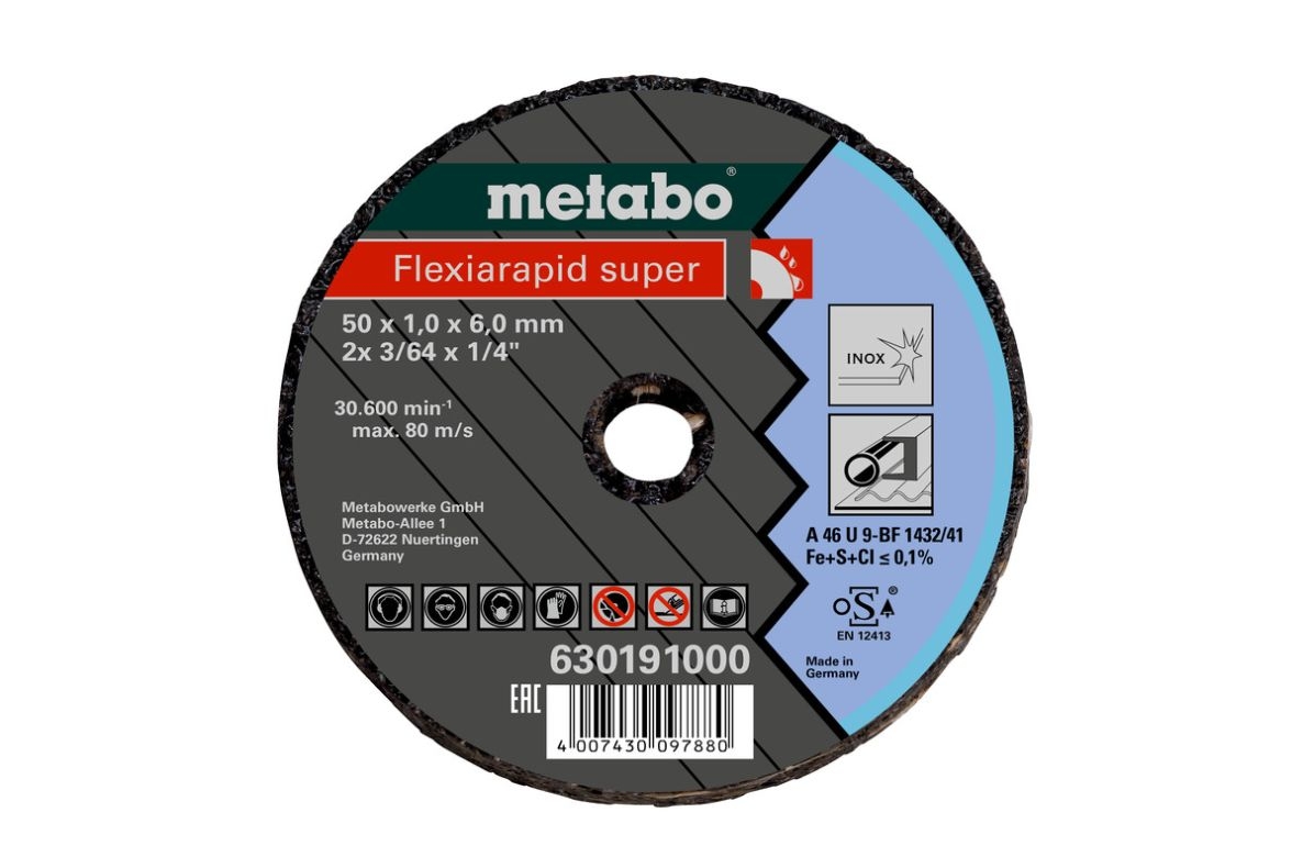 Metabo Accessoires 630194000 Doorslijpschijf 70x2,0 x 6mm