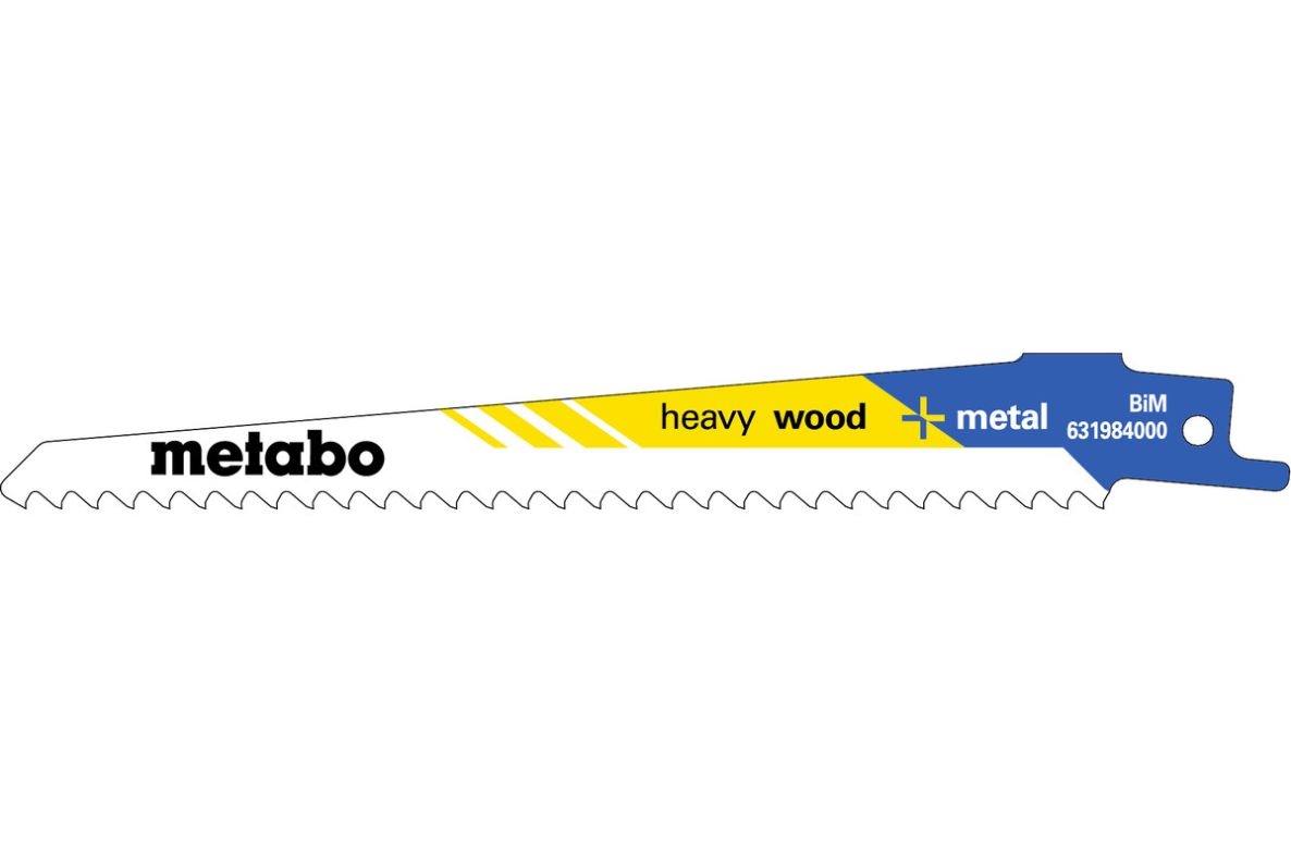Metabo Accessoires 631984000 Reciprozaagbladen (5 st.) BiM 150x1,25/3,2-5,1