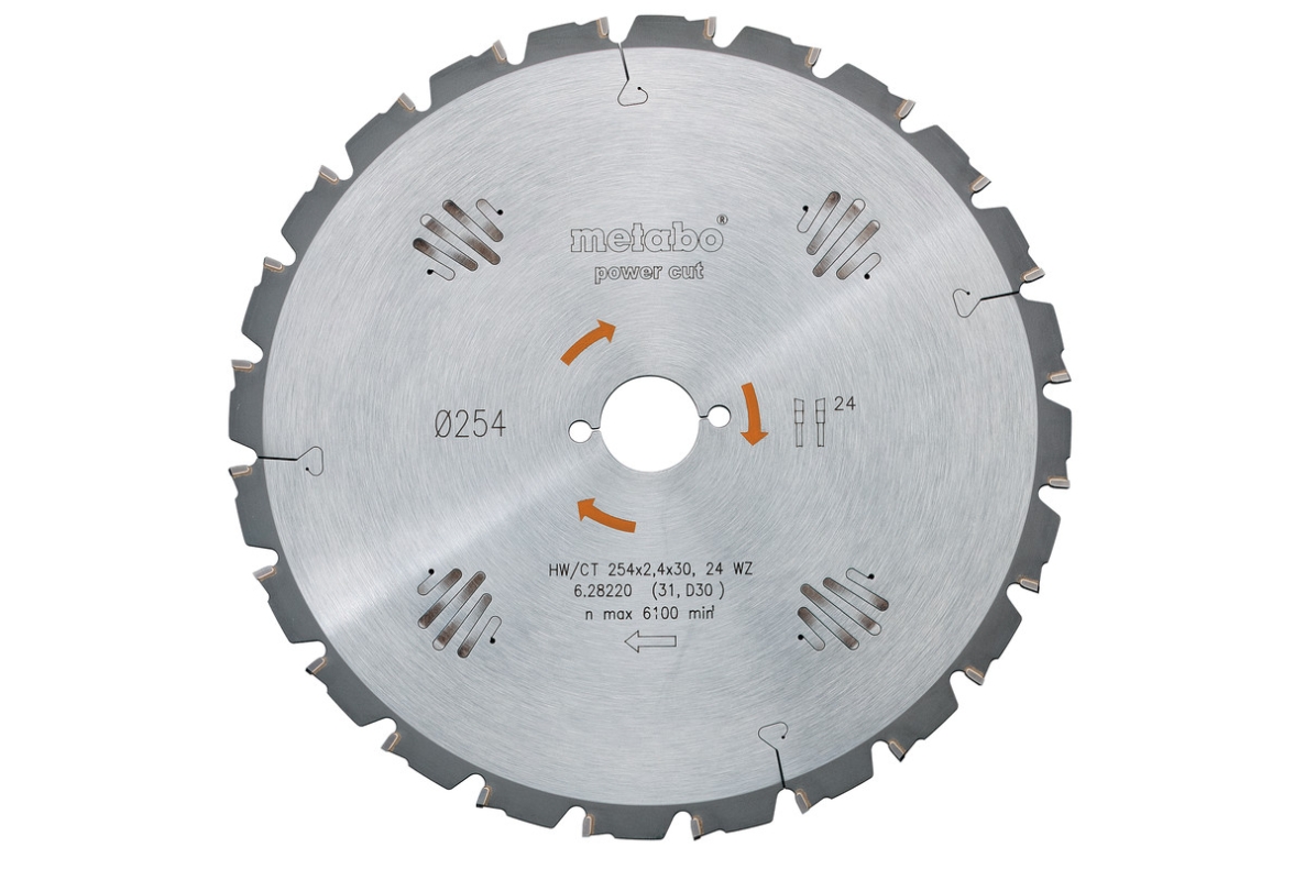 Metabo Accessoires 628017000 Cirkelzaagblad HW/CT 350x30, 22 FZ 22°