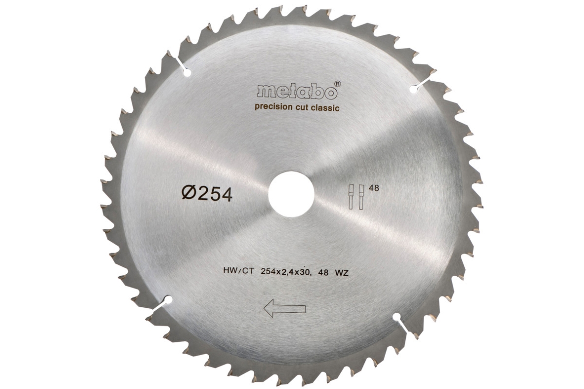 Metabo Accessoires 628064000 Cirkelzaagblad HW/CT 305x30, 56 WZ 5° neg.