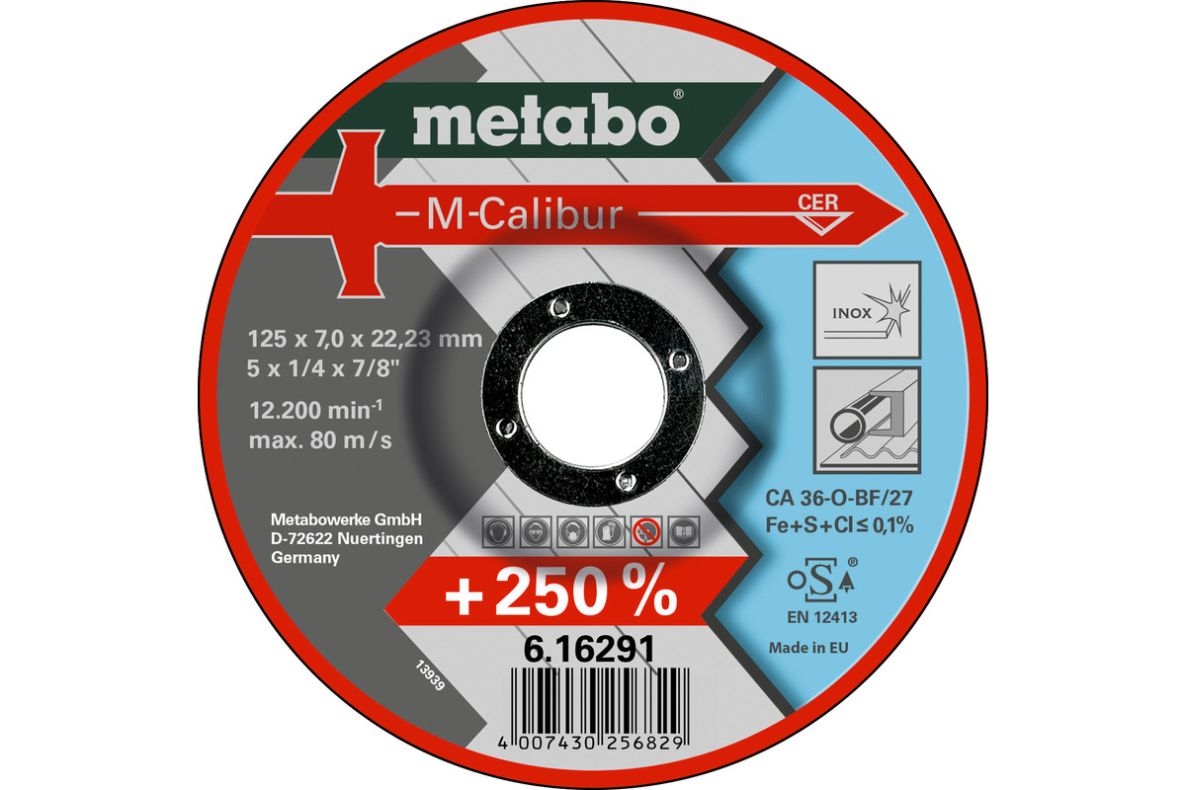 Metabo Accessoires 616292000 M-Calibur Afbraamschijf Ø 180x7,0x22,23 mm