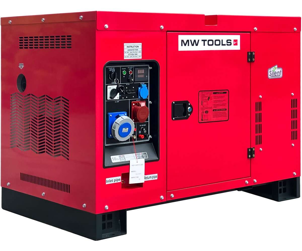 Metal Works 724562243 DG150EP Diesel Generator 1x230V 12.0KW / 3x400V 15.0KW met aansluiting voor externe brandstoftank