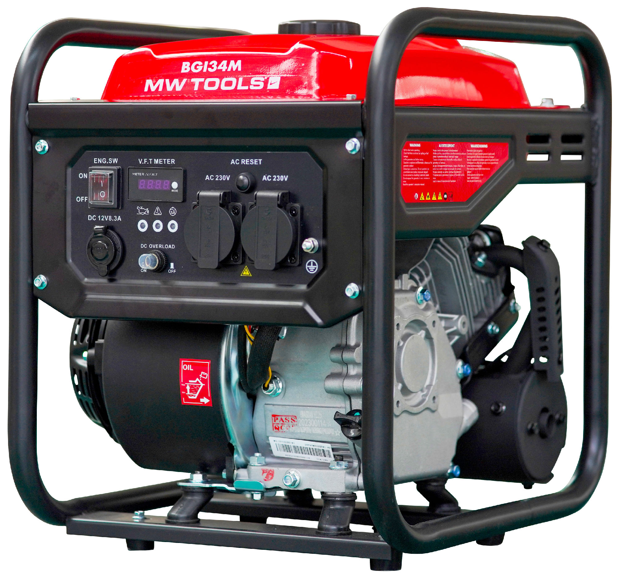Metal Works 724562439 BGI34M Benzine inverter generator 3,5 kW 230 V