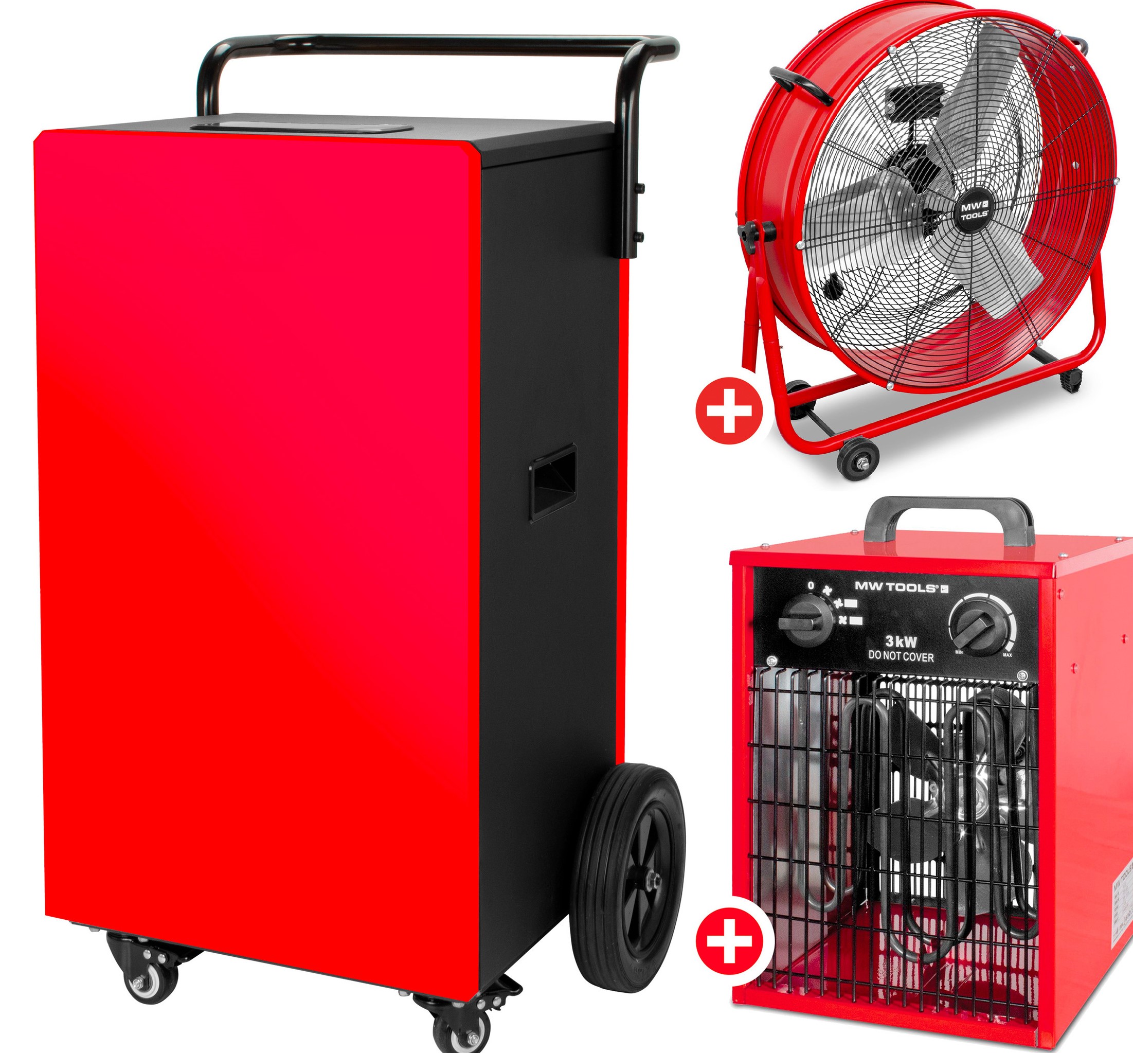 Metal Works 722313679 BDM90N PACK Industriële bouwdroger metaal 90L/dag met DC pomp