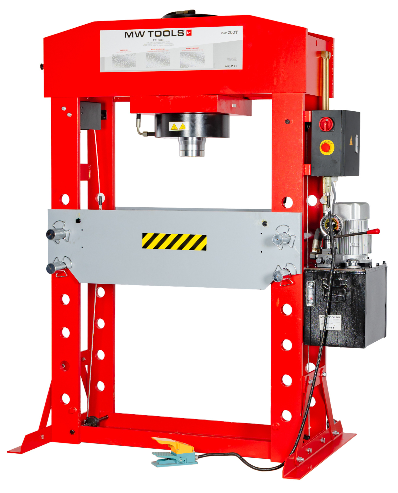 Metal Works 757170164 PEH200 Elektro-hydraulische werkplaatspers 200T