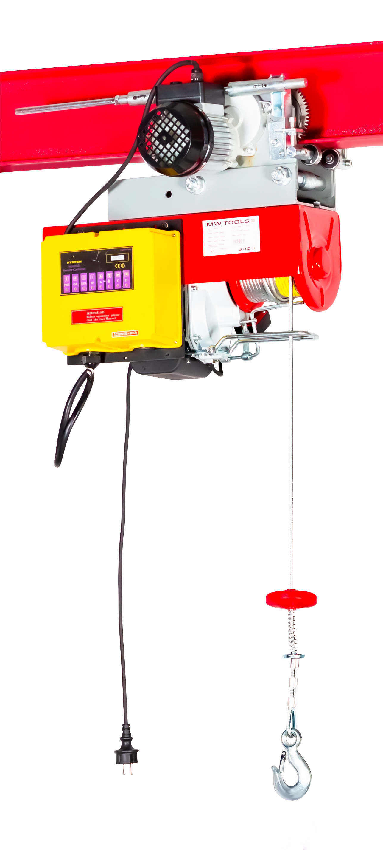 Metal Works 758613100 TH200-R Elekr. Trolley met takel 'WIRELESS ' 200kg 12m