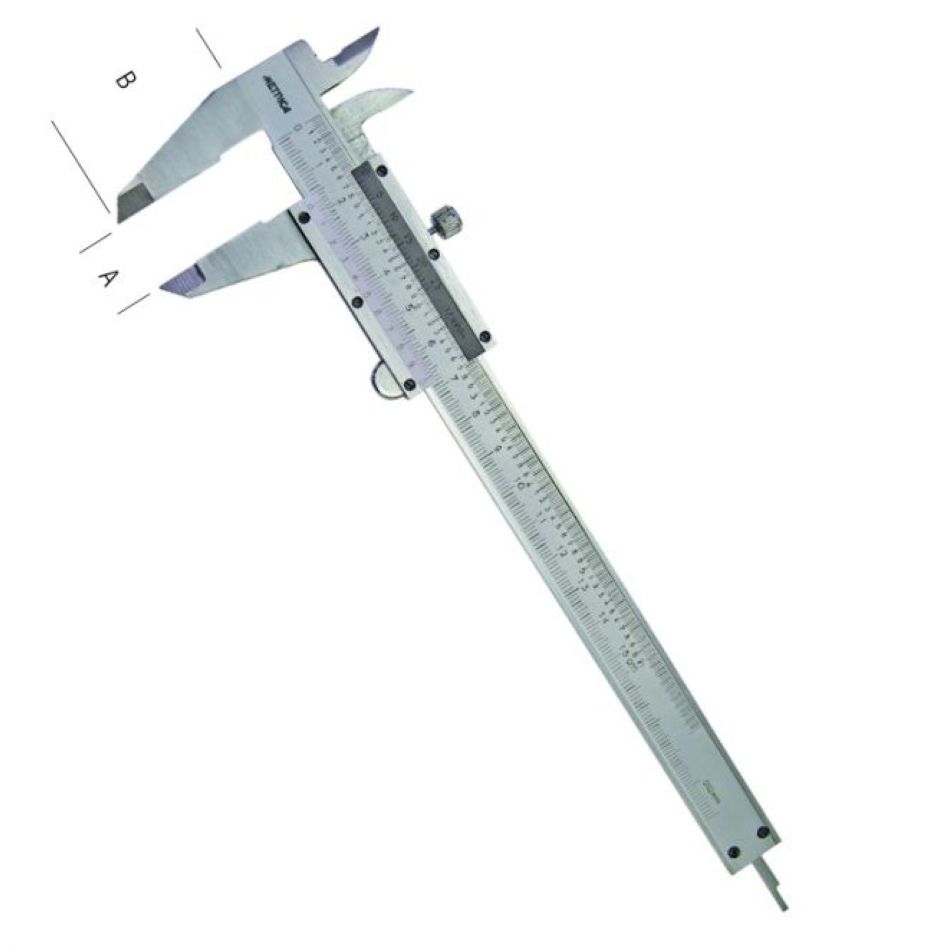 Metrica MT-10075 Precisie Schuifmaat 150 mm met geschr. plaatjes mm/inch