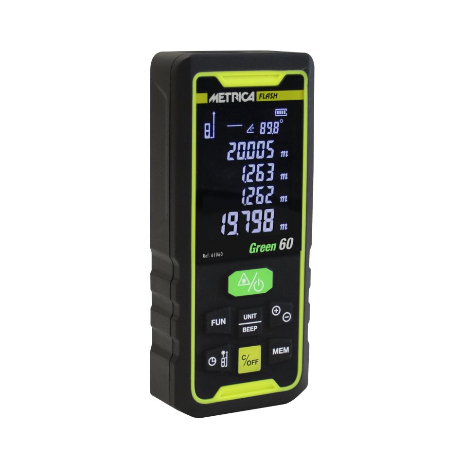 Metrica MT-61060 FLASH GREEN 60 Laserafstandsmeter 60m