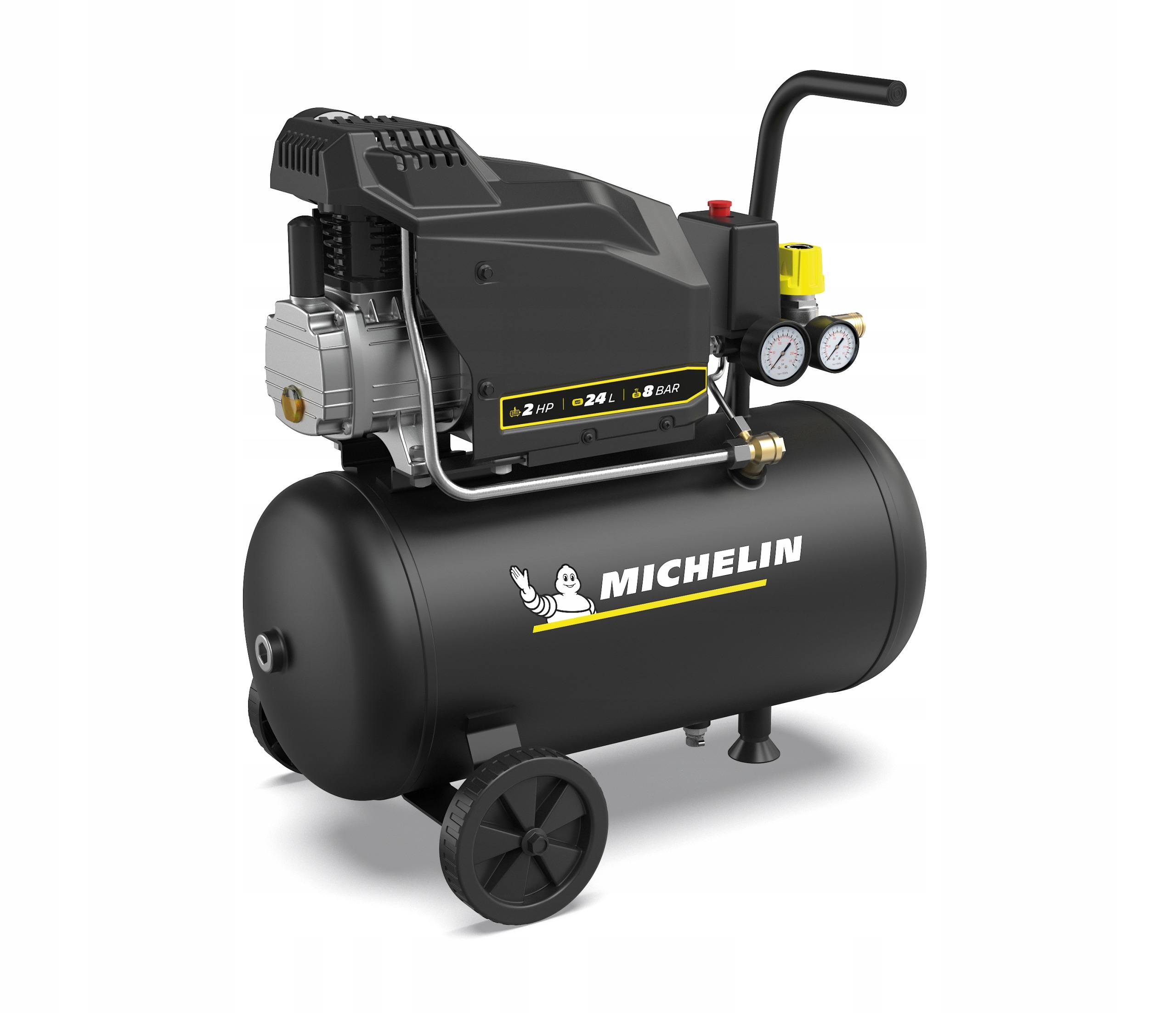 Michelin RHCC404MLL533 MX POP AIR 24-2 L Mobiele Compressor 230V 2pk 8 bar 24L