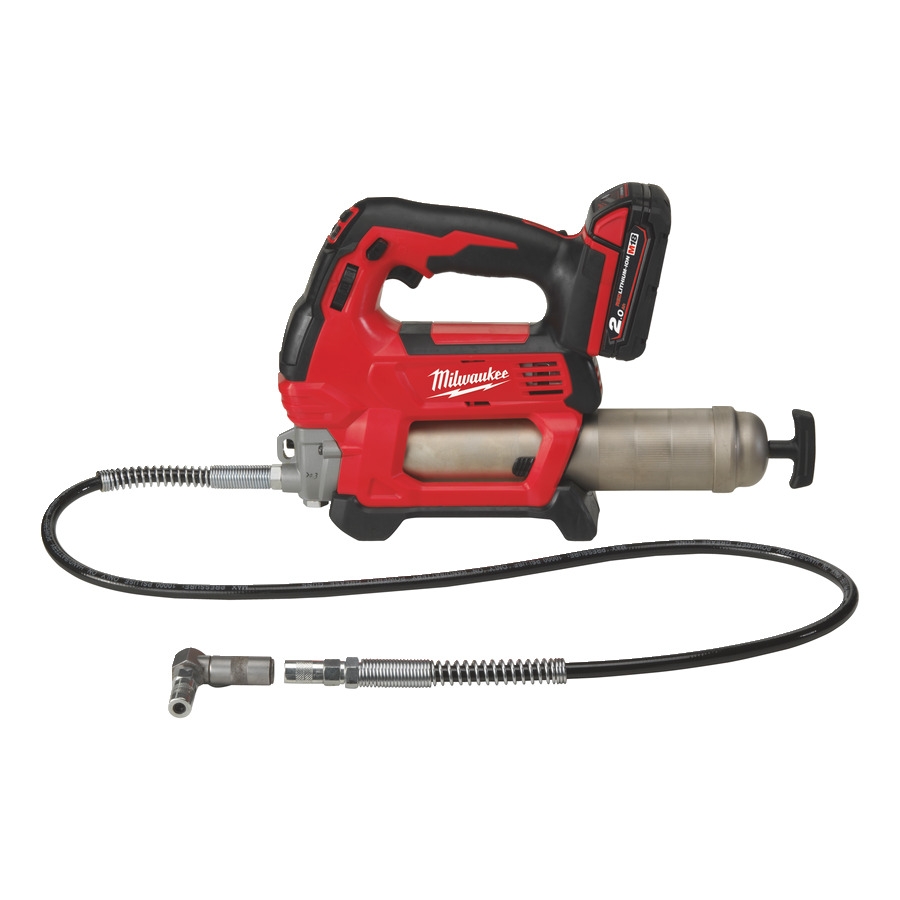 Milwaukee 4933440490 M18GG-201C Vetspuit 18V 2.0Ah Li-Ion