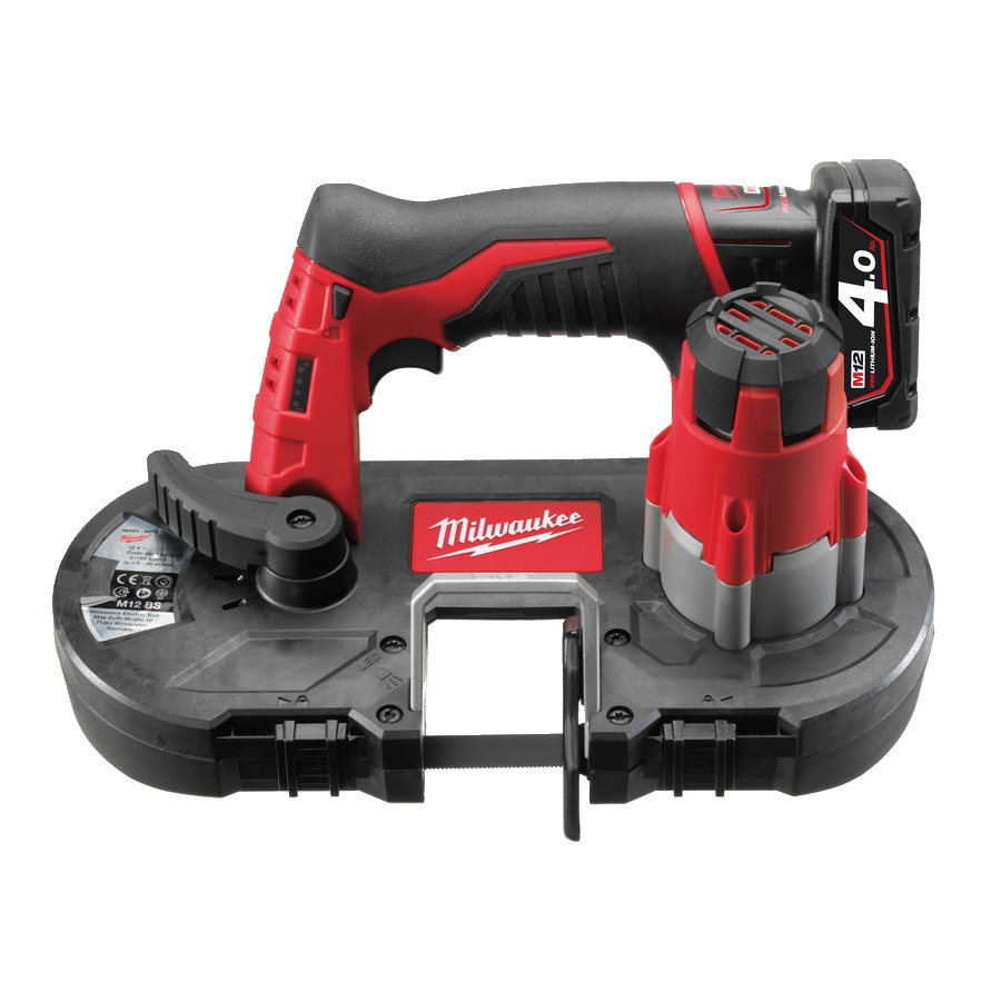 Milwaukee 4933441805 M12BS-402C Snoerloze Bandzaagmachine 12V 4,0Ah Redlithium-Ion