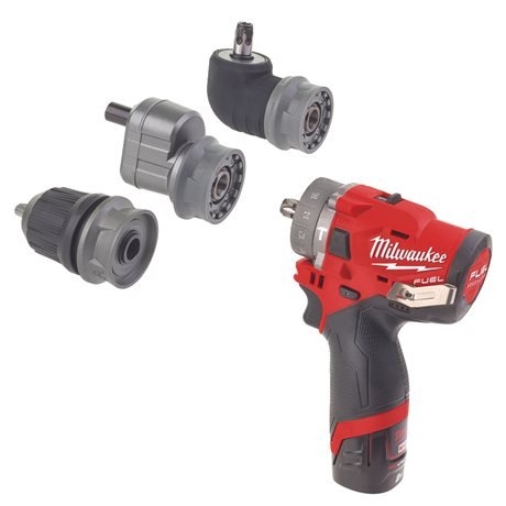 Milwaukee 4933464138 M12 FPDXKIT-202X Accu Compactboorschroefmachine 12V 2,0Ah