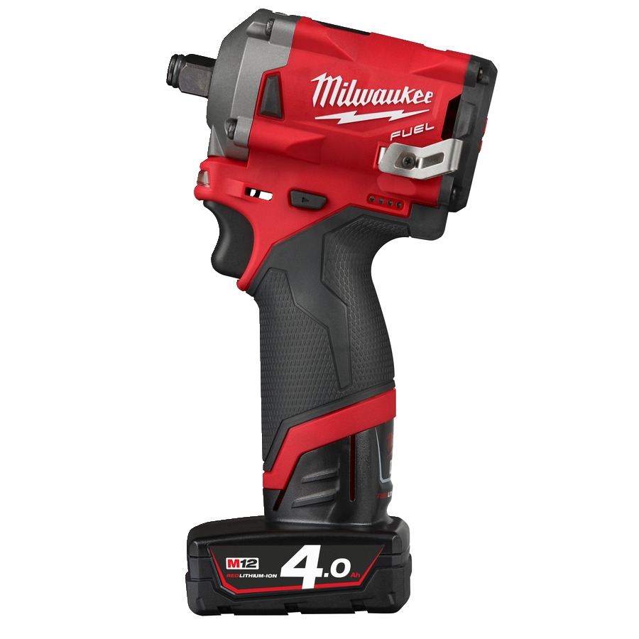 Milwaukee 4933464616 M12 FIWF12-422X 1/2" Fuel Accu Slagmoersleutel 12V 4.0/2.0Ah Li-Ion