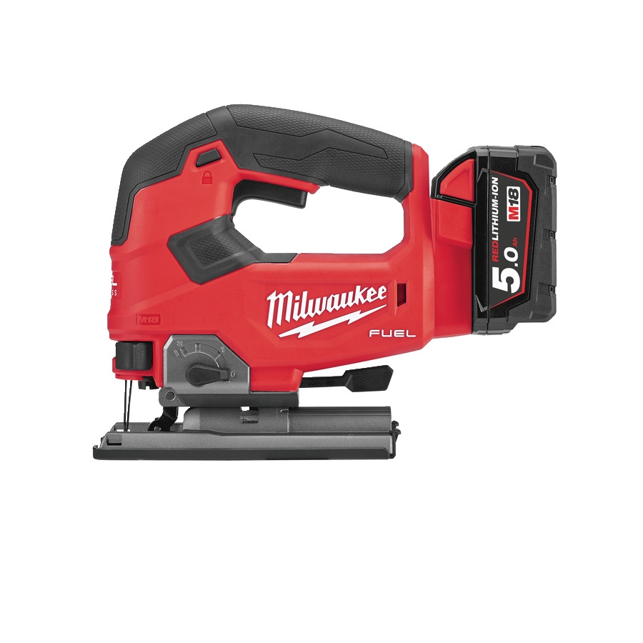 Milwaukee 4933464727 M18 FJS-502X Decoupeerzaag 18V 5.0Ah Li-Ion in HD Box