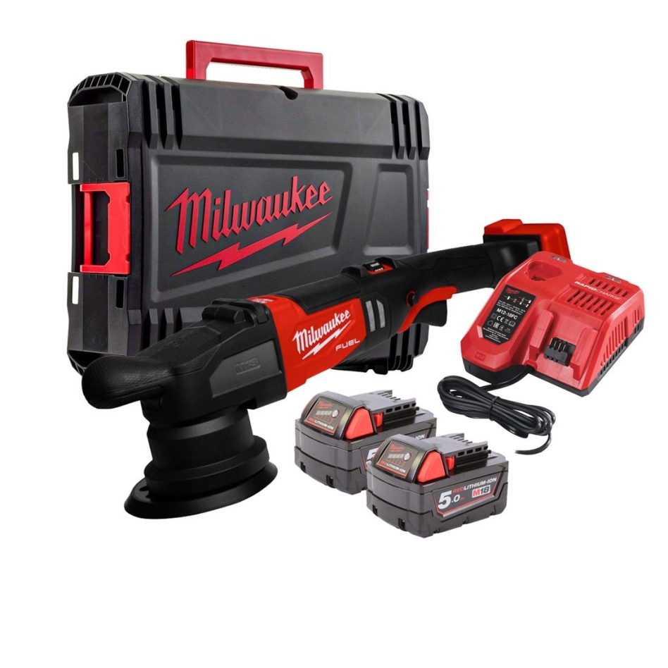 Milwaukee 4933478835 M18 FROP15-502X Excentrische Polijstmachine 125mm 18V 5,0Ah Li-Ion