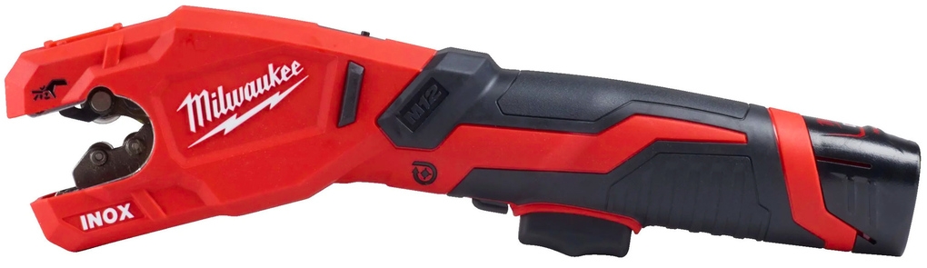 Milwaukee 4933479242 M12 PCSS-202C Raptor Accu Pijpsnijder RVS 12V 2.0Ah Li-Ion
