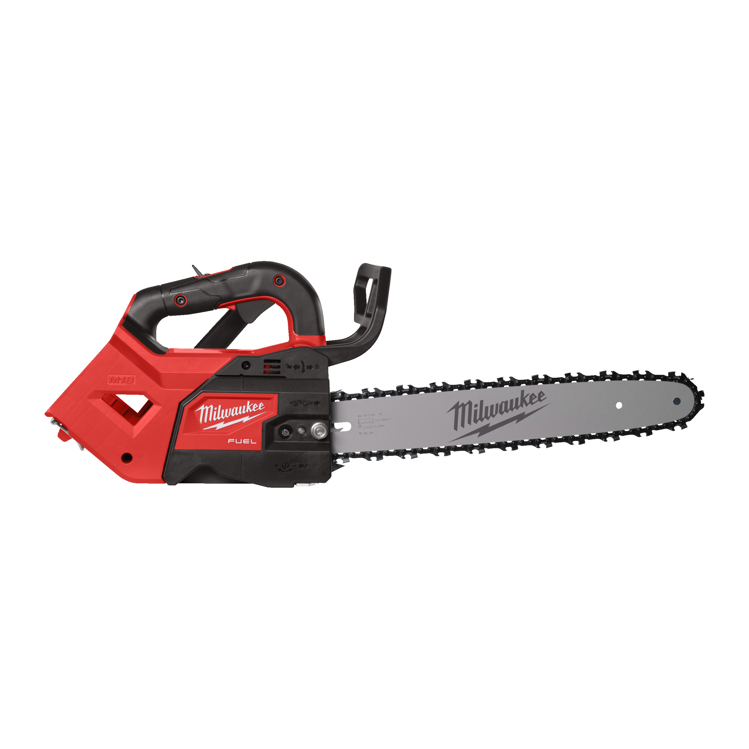 Milwaukee 4933479588 M18 FTHCHS35-0 FUEL™ Tophandle kettingzaag 35 cm 18V excl. Accu en lader