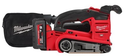 Milwaukee 4933479615 M18 FBTS75-552X Bandschuurmachine 75mm 18V 5,5Ah Li-Ion