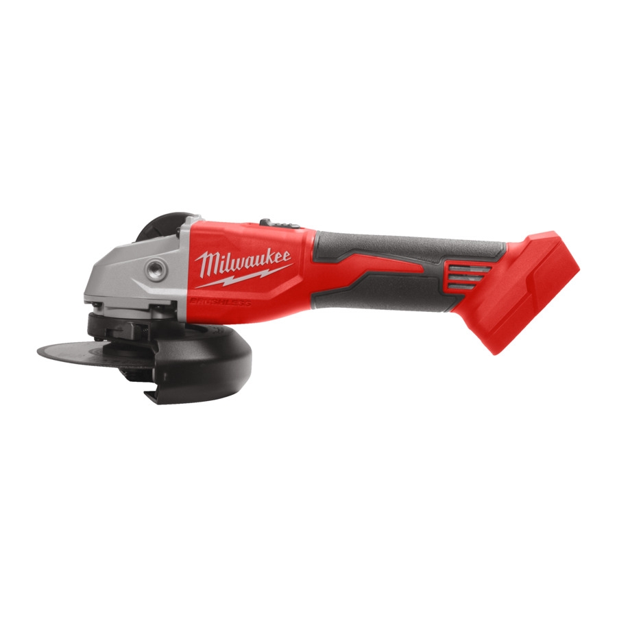 Milwaukee 4933492643 M18 BLSAG125X-0 Accu Haakse Slijper 18V excl. accu's en lader