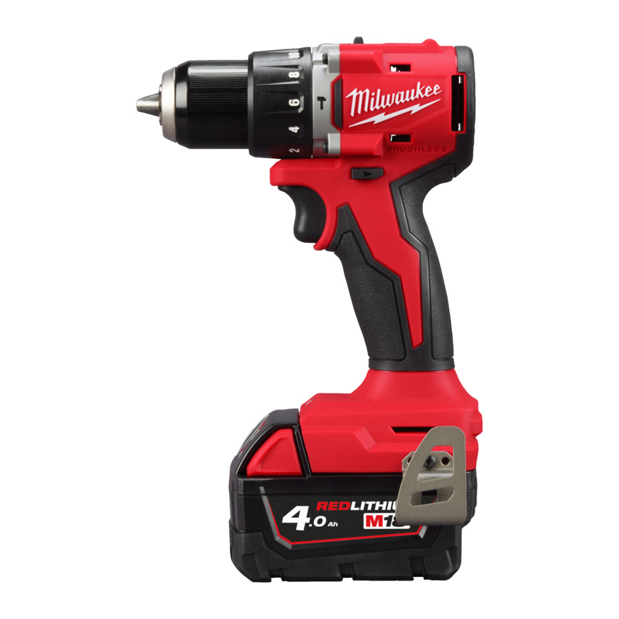 Milwaukee 4933492824 M18 BLPDRC-402C Accu Klopboormachine 18V 4.0Ah Li-Ion