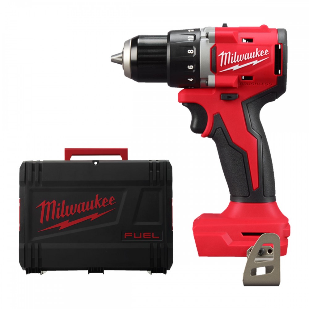 Milwaukee 4933492832 M18 BLDDRC-0X Accu Boorschroefmachine 18V excl. accu's en lader in HD-Box 4933492832