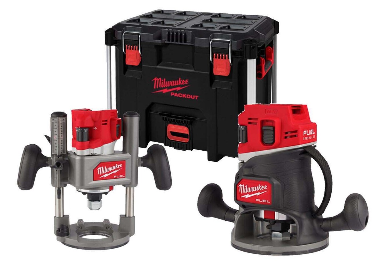 Milwaukee 4933493305 M18 FR12KIT-0P Bovenfrees Set 18V excl. accu's en lader in Packout XL Toolbox