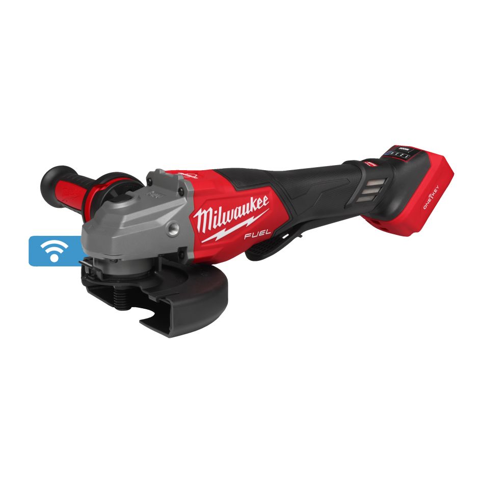 Milwaukee 4933493419 M18 FHSAGO125VXPDB2-0X FUEL™ 125 mm haakse slijpmachine met rem, variabele snelheid en ONE-KEY™ 18 V excl. Accu en lader in HD-Box