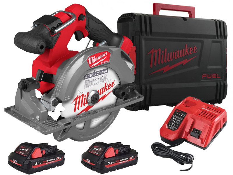 Milwaukee 4933493589 M18 FCS552-302X Accu Cirkelzaag 18V excl. accu's en lader in HD-Box