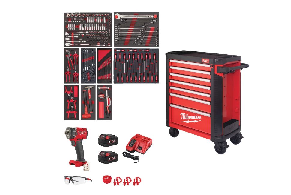 Milwaukee 4932493817 TOOLGUARD™ Gevulde Gereedschapstrolley (246-delig)