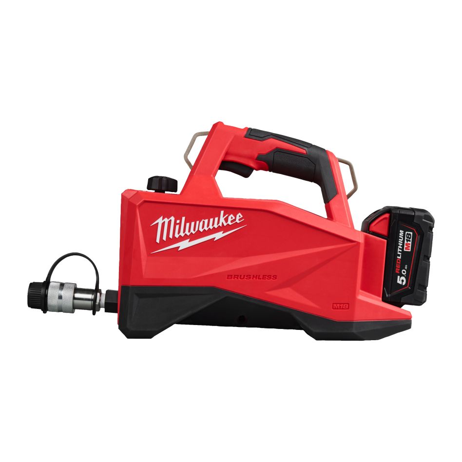 Milwaukee 4933493921 M18 HMP700-501 Hydraulische mini pomp 700 bar 18 V 5.0 Ah + 5 jaar dealergarantie!