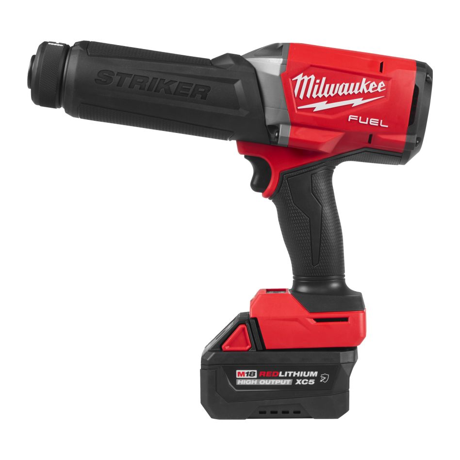 Milwaukee 4933498203 M18 FUEL STRIKER Accu Hamerbeitel 1x 18V 5.0Ah accu en lader in doos
