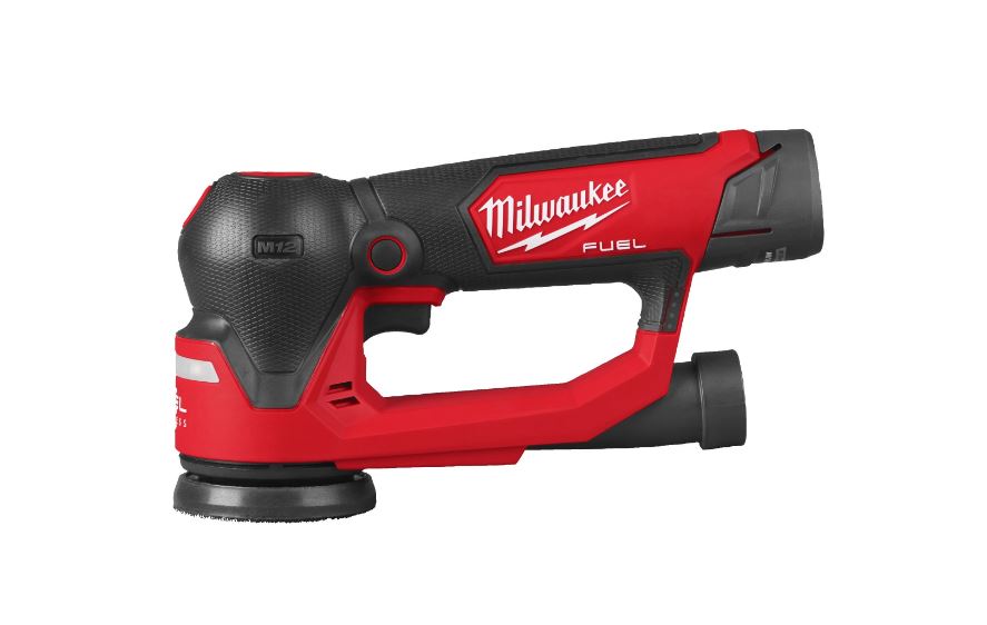 Milwaukee 4933498233 M12 FSDR75-202B Accu Excentrische schuurmachine 75mm 12V 2.0Ah Li-Ion in tas
