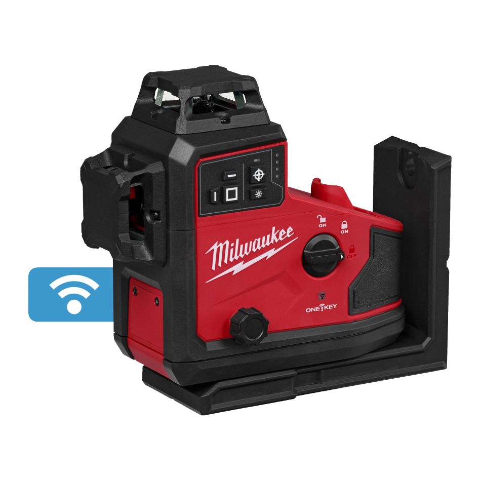 Milwaukee 4933499001 M12 A3PLO-0C Accu-kruislijnlaser groen 3x 360° laser cirkels excl. accu en lader in koffer