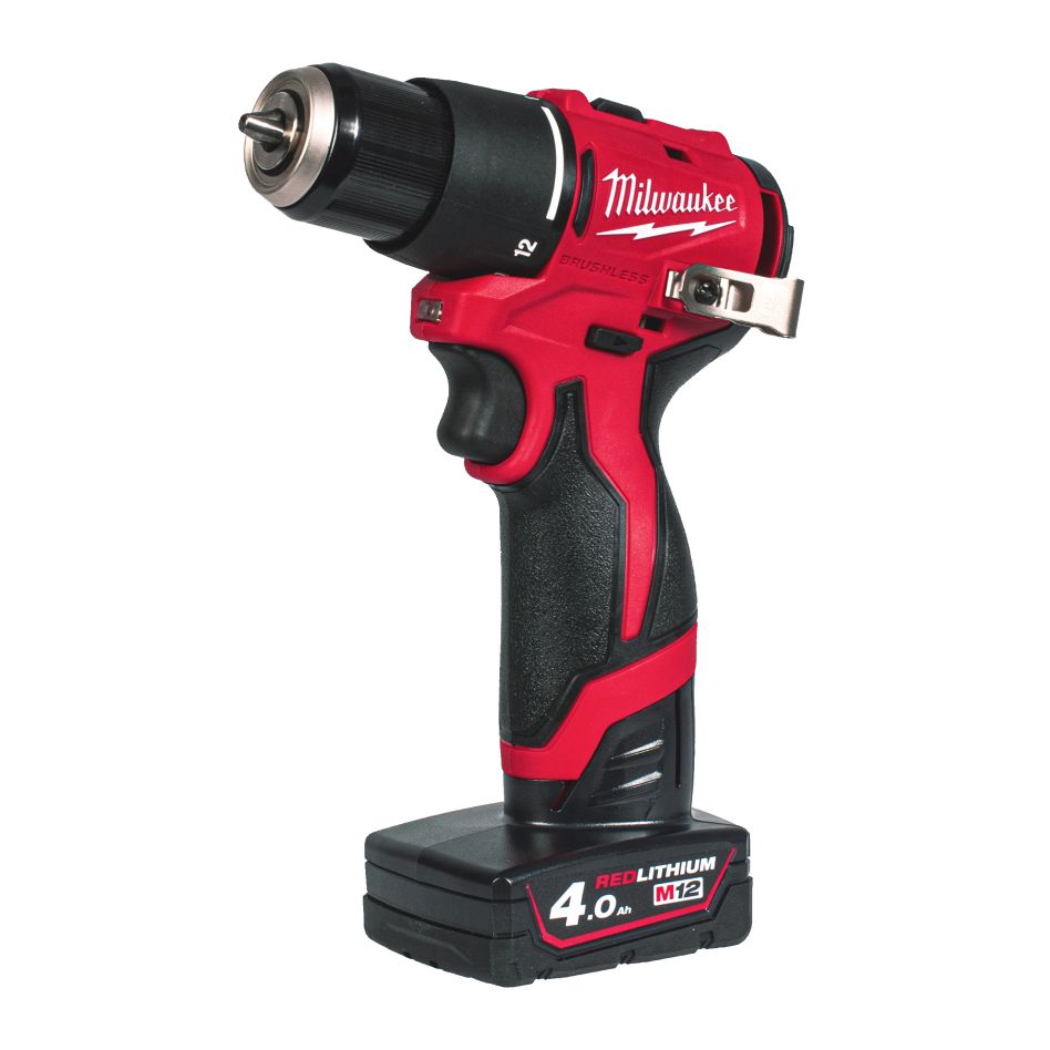 Milwaukee 4933500424 M12 BLPDRC-402C Compacte Accu-klopboormachine excl. accu en lader borstelloos in koffer