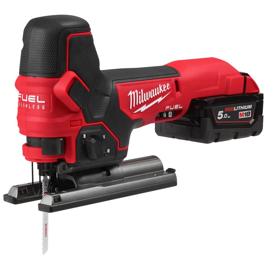 Milwaukee 4933500556 M18 FUEL FBJS-502X FBJS-502X Accu-decoupeerzaag 2x 5,0Ah accu en lader in koffer