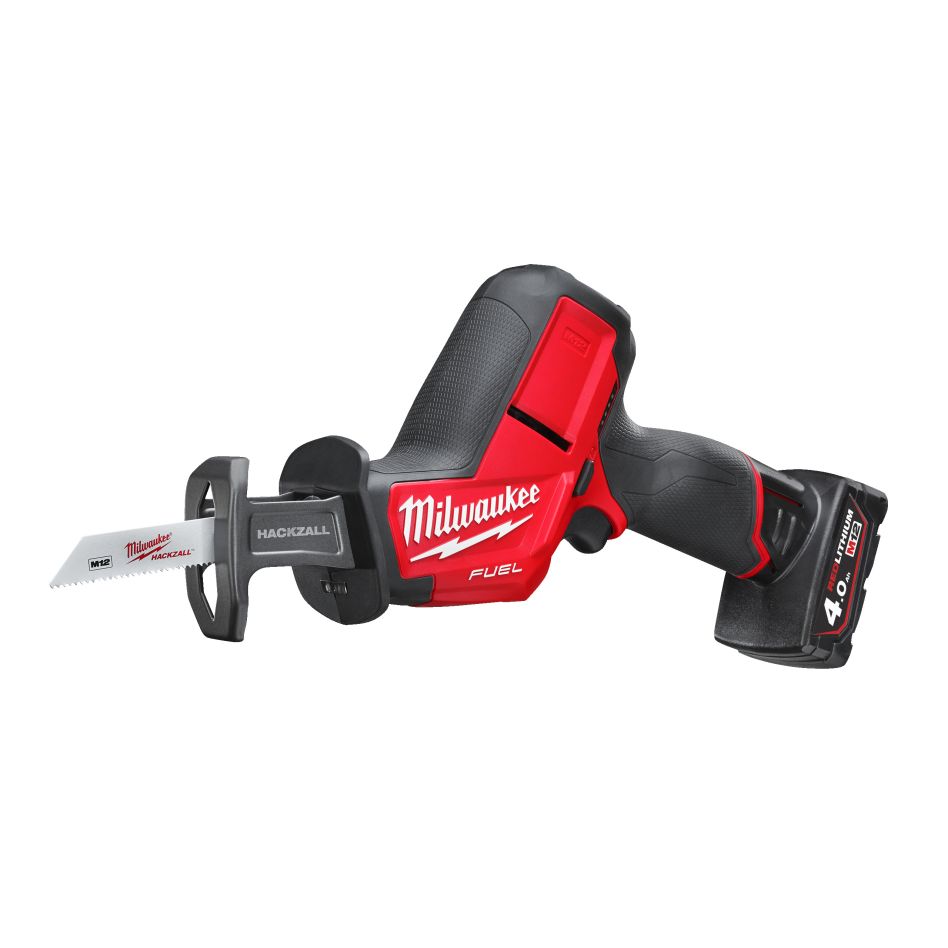 Milwaukee 4933500571 M12 FUEL HACKZALL Subcompacte Accu-reciprozaag 2x 4,0Ah accu en lader in koffer