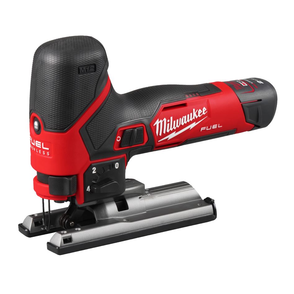 Milwaukee 4933500575 M12 FUEL FJS-422X Accu-decoupeerzaag 1x 2,0Ah, 1x 4,0Ah accu en lader in koffer