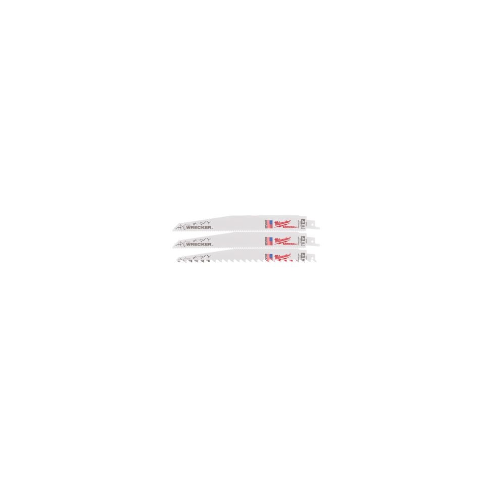 Milwaukee Accessoires 48008706 Reciprozaagblad Wrecker 230x7/11 - 25 stuks