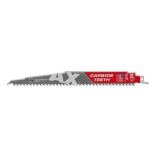 Milwaukee Accessoires 48475226 Sawzall The AX Carbide Reciprozaagblad hout 230mm 5-Tpi