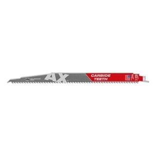 Milwaukee Accessoires 48475227 Sawzall The AX Carbide Reciprozaagblad hout 300mm 5-Tpi