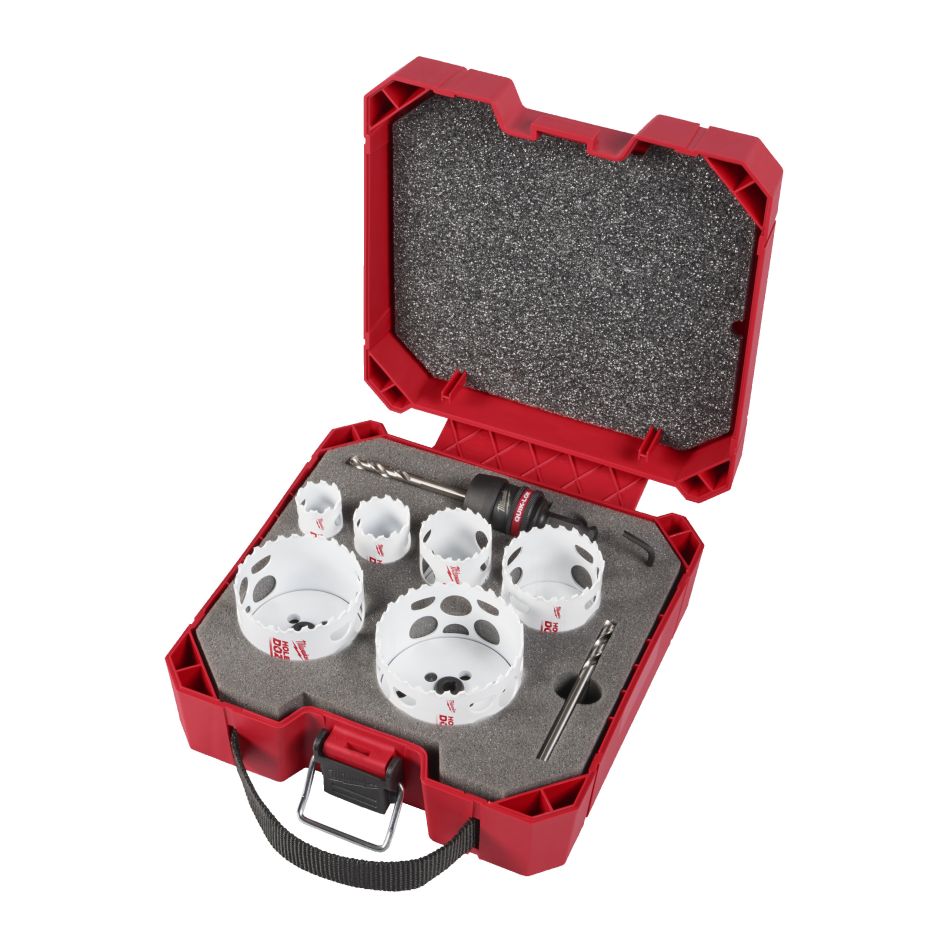 Milwaukee Accessoires 49224771 QUIK-LOK HOLEDOZER Gatenzagenset 9-delig